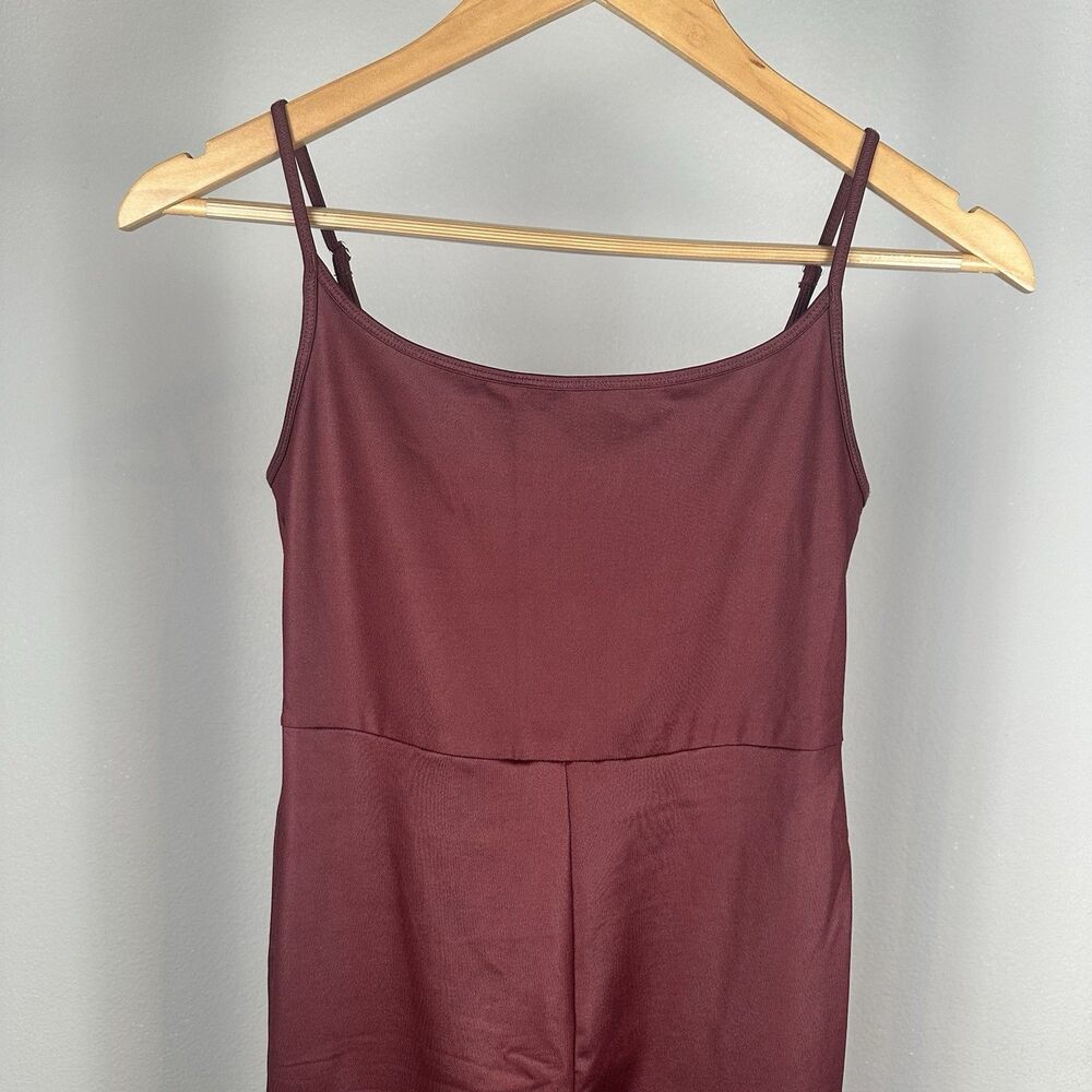 Wild Fable Jumpsuit Women Small Burgundy Red Athletic One Piece Yoga Gym Catsuit - Picture 2 of 9